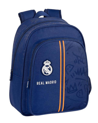 MOCHILA ESCOLAR REAL MADRID AZUL