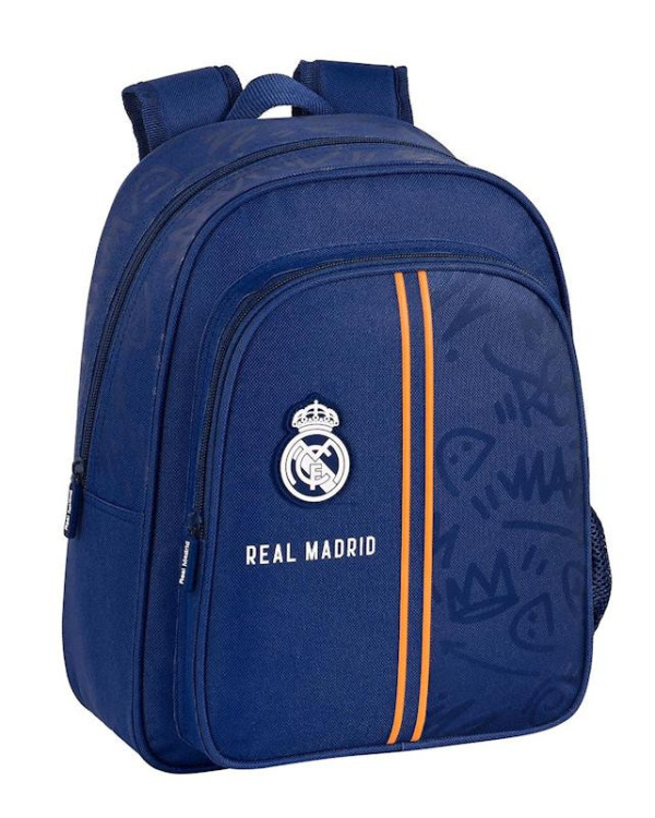 MOCHILA ESCOLAR REAL MADRID AZUL