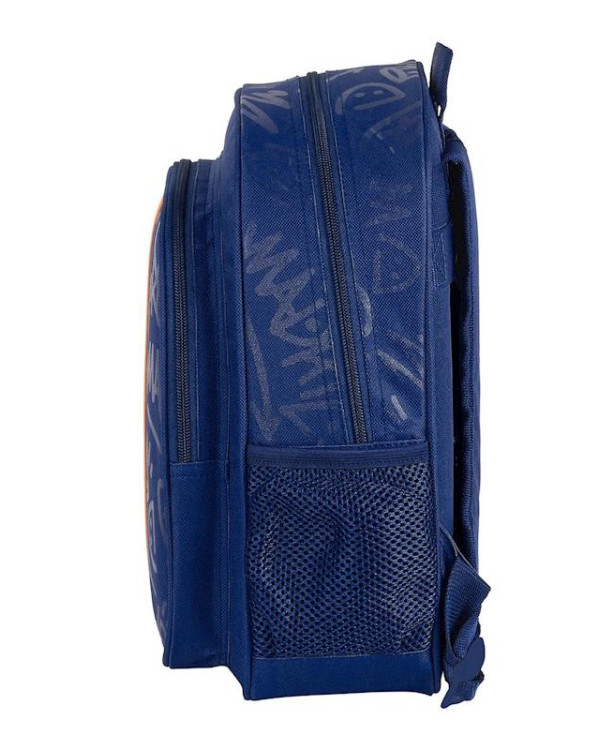 MOCHILA ESCOLAR REAL MADRID AZUL