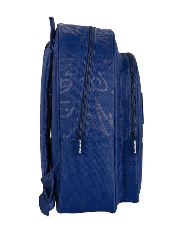 MOCHILA ESCOLAR REAL MADRID AZUL