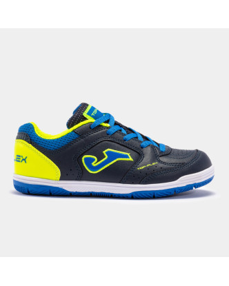 ZAPATILLA JOMA TOP FLEX JR 2303 MARINO AMARILLO INDOOR