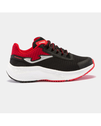 ZAPATILLA JOMA RODIO JR 2301 NEGRO ROJO