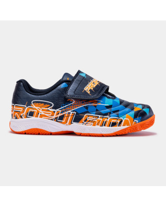 ZAPATILLA JOMA PROPULSION JR 2303 MARINO NARANJA INDOOR