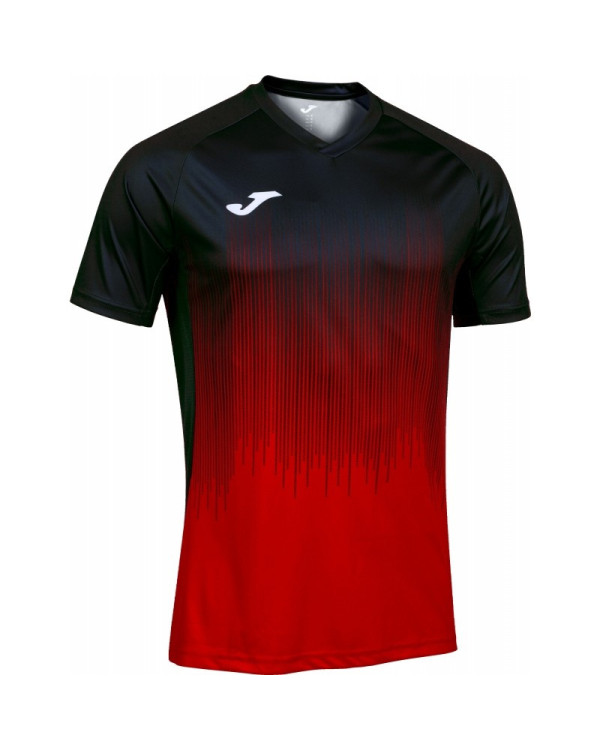 CAMISETA JOMA TIGER V NEGRO ROJO