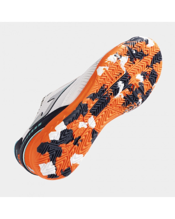 ZAPATILLA FUTBOL SALA JOMA DRIBLING 2432 BLANCO NARANJA INDOOR