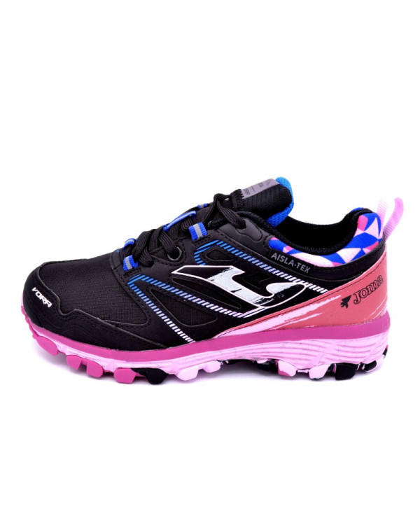 ZAPATILLA JOMA TREKKING VORA JR ROSA NEGRO