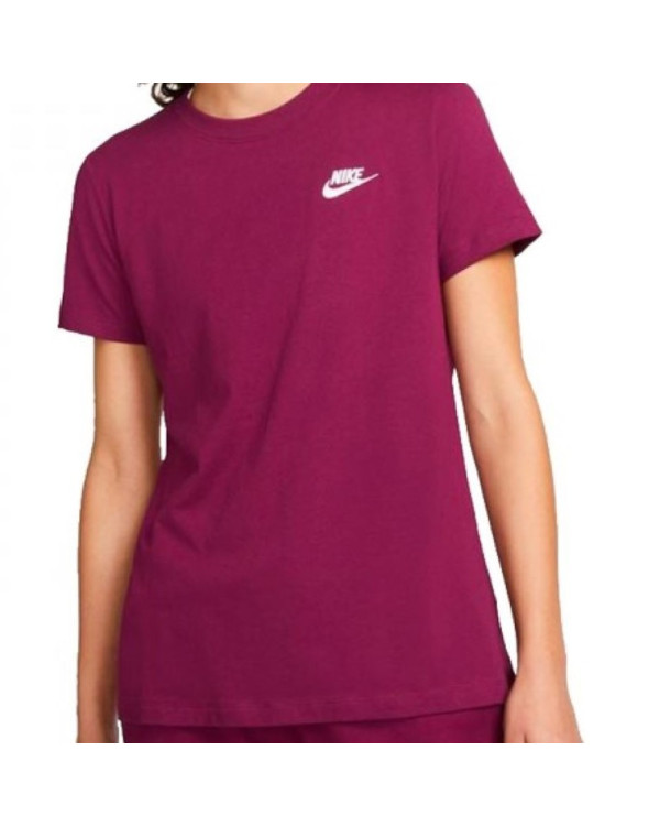 CAMISETA NIKE W NSW CLUB TEE ROSA MUJER