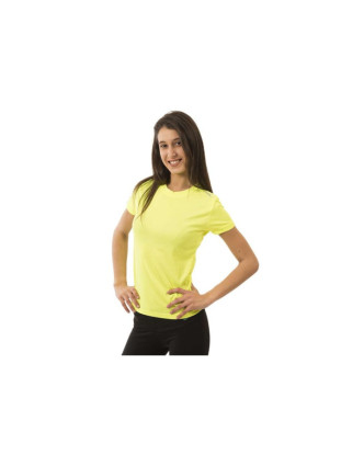 CAMISETA TECNICA SOFTEE MUJER AMARILLO FLUOR