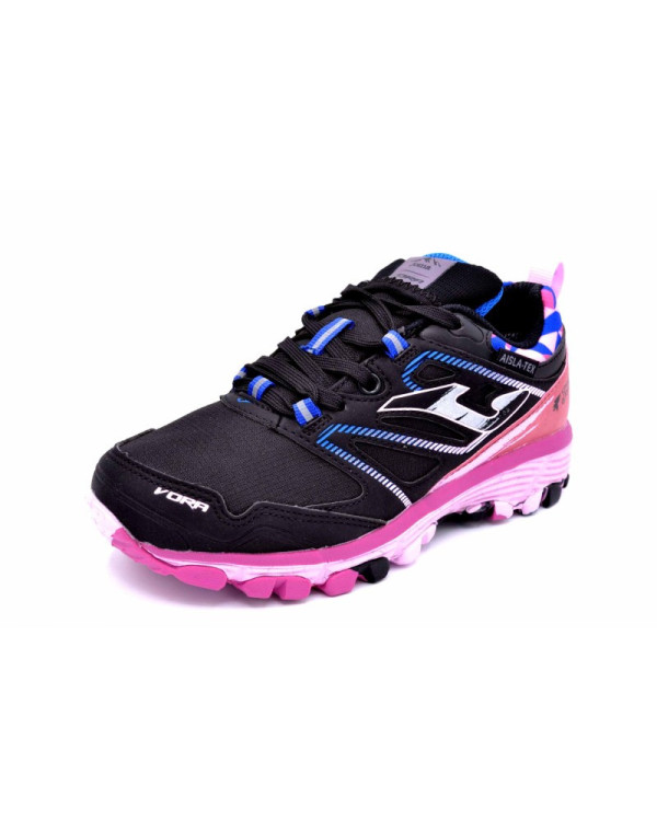 ZAPATILLA JOMA TREKKING VORA JR ROSA NEGRO