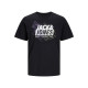 CAMISETA MANGA CORTA JACK AND JONES JCOMAP LOGO TEE SS NEGRA