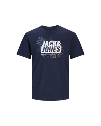 CAMISETA MANGA CORTA JACK AND JONES JCOMAP LOGO TEE SS MARINO