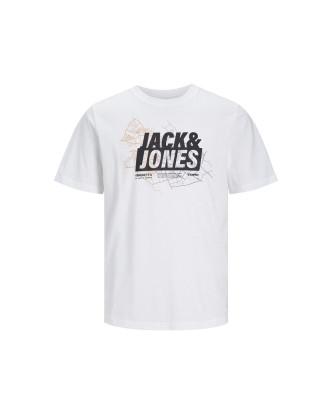 CAMISETA MANGA CORTA JACK AND JONES JCOMAP LOGO TEE SS BLANCA