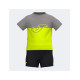 CONJUNTO NIÑO JOMA SET STORM AMARILLO FLÚOR GRIS NEGRO