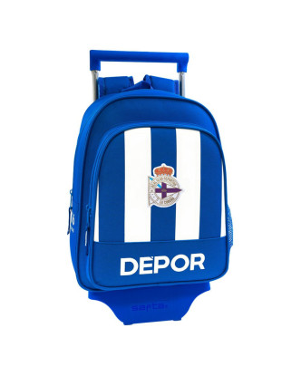 MOCHILA INFANTIL DEPORTIVO DE LA CORUÑA CON RUEDAS