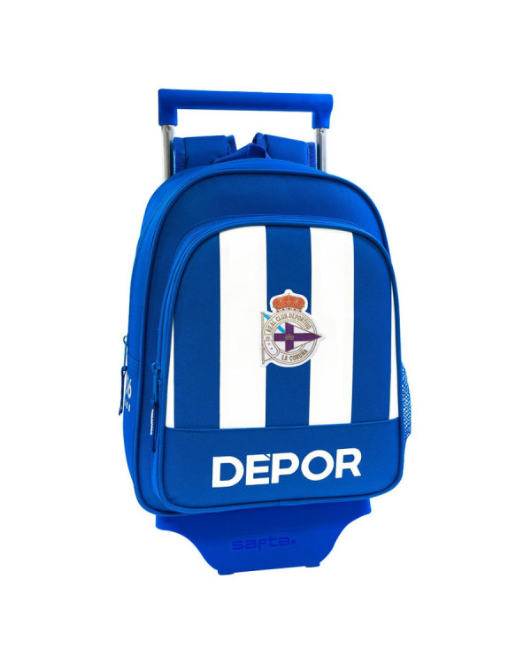 MOCHILA INFANTIL DEPORTIVO DE LA CORUÑA CON RUEDAS