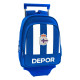 MOCHILA INFANTIL DEPORTIVO DE LA CORUÑA CON RUEDAS