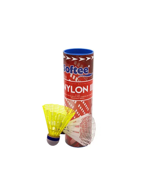 TUBO VOLANTES BADMINTON SOFTEE NYLON III