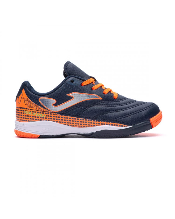 ZAPATILLA JOMA FUTBOL SALA TOLEDO NAVY ORANGE