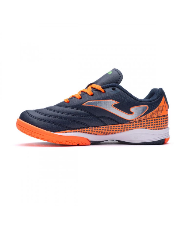 ZAPATILLA JOMA FUTBOL SALA TOLEDO NAVY ORANGE